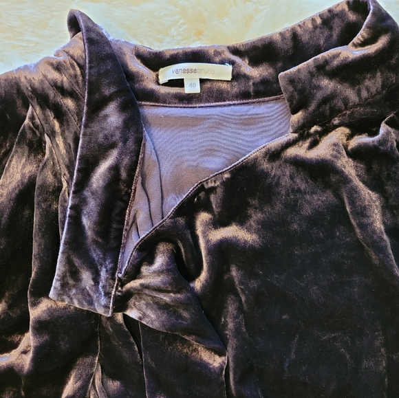 Vanessa Bruno silk crushed velvet dress - Picture 3 of 8